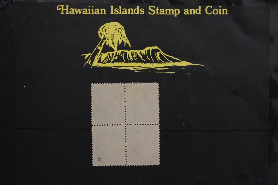 284 HAWAII REPUBLIC BLOCK OF 4 1894 UNUSED SCOTT#79 - Image 2 of 4