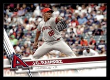 2017 Topps  J.C. Ramirez #571 Los Angeles Angels Baseball Card