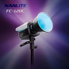 Nanlite FC-120C LED Video COB Light RGB Full Color 2700K-7500K Photography Light
