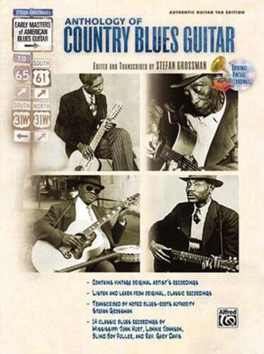 Anthology of Country Blues Gitarre: Authentische Gitarren-Registerkarte [mit CD] (Englisch) Pape - Bild 1 von 1