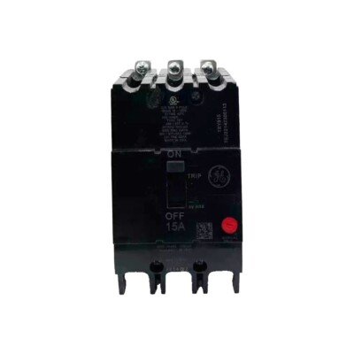 NIB - GE - TEY315 - Tey 3 Pole 15 Amp Bolt-On Circuit Breaker