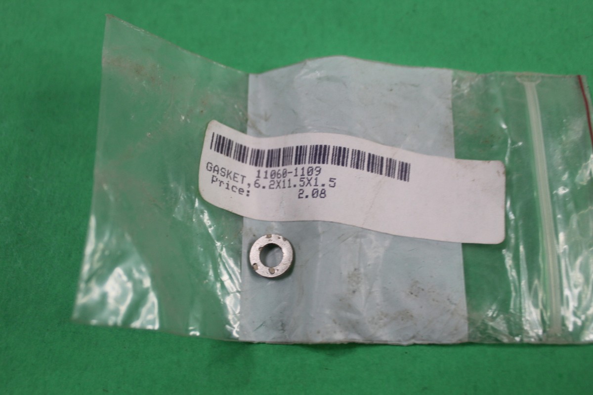 NOS Kawasaki OEM Muffler Gasket 6.2X11.5X1.5 88-91 EL250 86-90