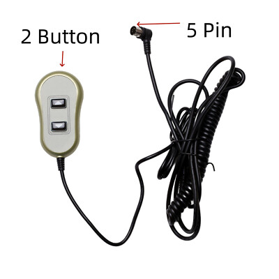 2 Button 5 Pin Power Recliner Hand Control Lift Chairs Switch HC-6022-PR2-PAL
