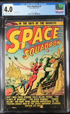 Space Squadron #3 George Tuska Art CGC 4.0 OWW