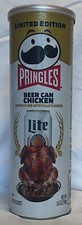 Pringles Limited Edition Miller Light Beer Can Chicken Potato Crisps Chips