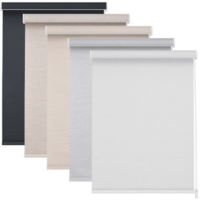 Changshade CUSTOM SIZE Blackout Corded Window shades Roller Blinds -5Colors