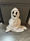 Vintage 1998 Ty Beanie Baby 7" Sheets The Halloween Ghost Spirit Spook