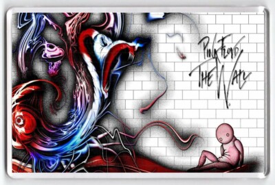 PINK FLOYD Sammlerstück topographische Souvenir Kühlschrankmagnete