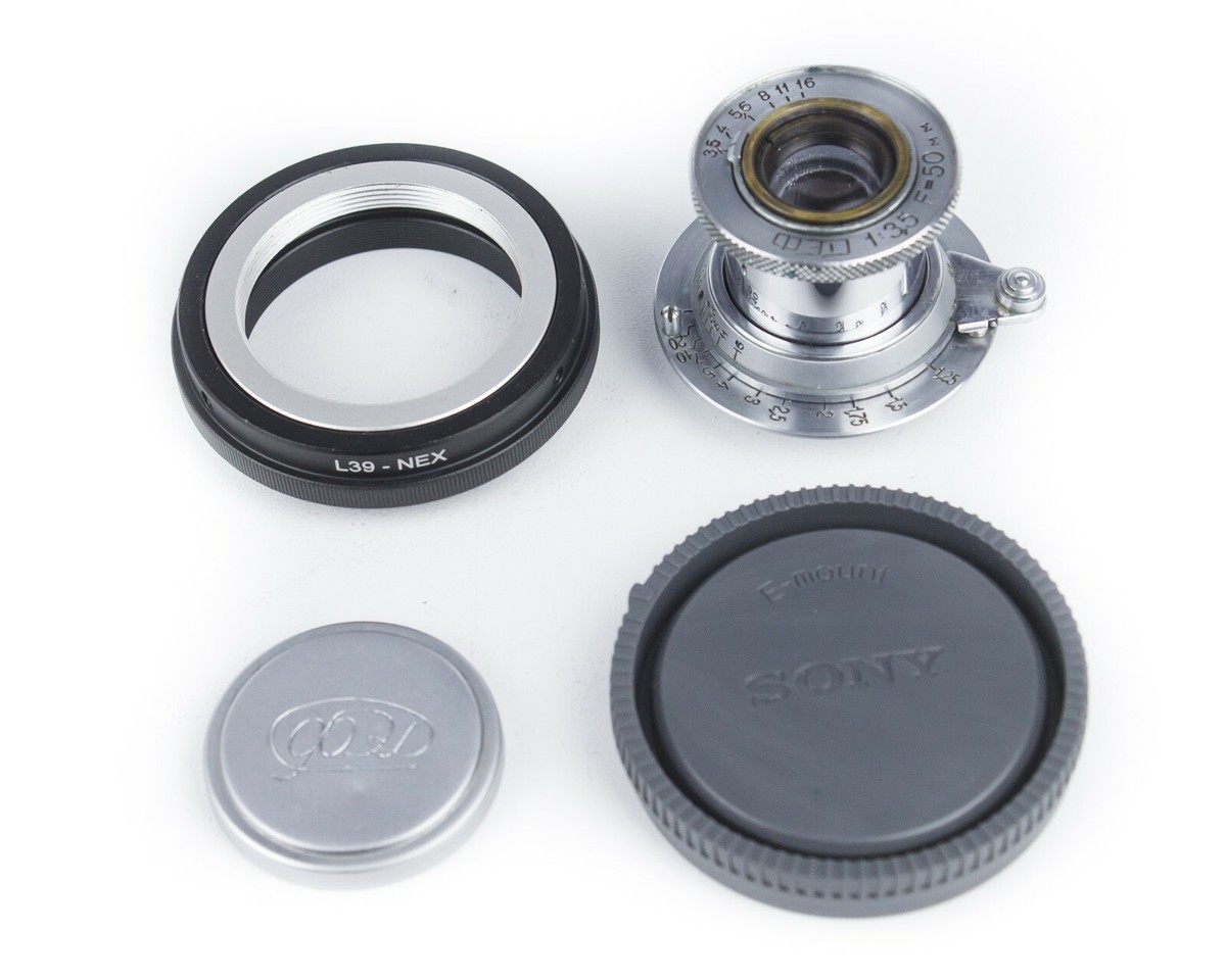 Vintage INDUSTAR-10 FED 50mm f/3.5 Soviet Lens M39 Sony E Mount | eBay