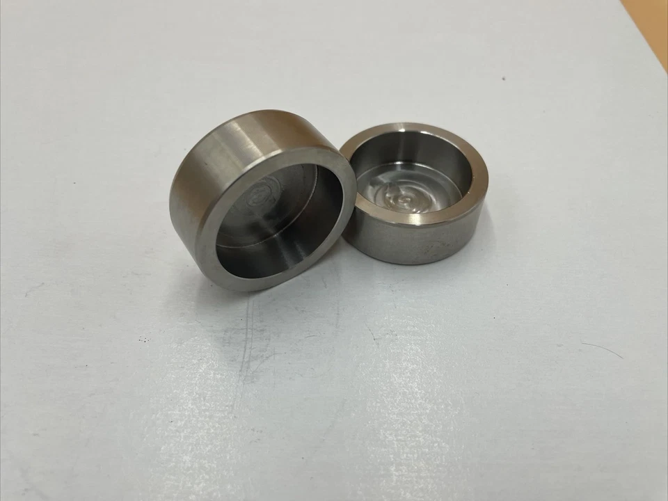 JUEGO DE PISTONES PINZA FRENO ACERO INOXIDABLE NORTON COMMANDO 06-1896 1973/77 HECHO EN REINO UNIDO Foto 4 de 4