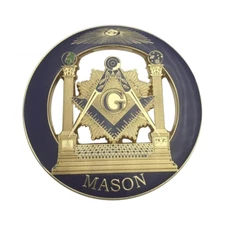 Masonic Pillar Auto Car Emblem