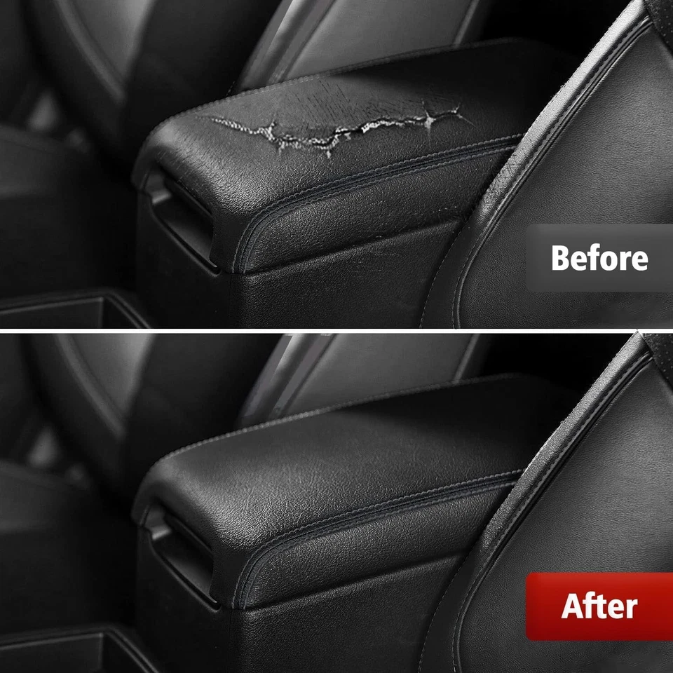 Toyota Camry Armrest Cover 2012-2017 Console Lid Replacement Vinyl Leather Foto 4 de 4