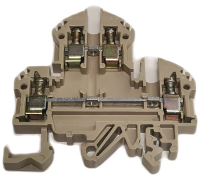 Conta-Clip 1020.2 Doppelstock-Reihenklemme RDK 4 beige