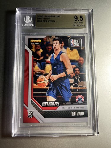 Deni Avdija RC 1 di 1017 Panini Instant NBA Draft Night 2020π#DN6 BGS 9.5 Raro - Foto 4 di 5
