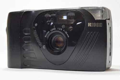 【NEAR MINT】Ricoh FF-9D Black F3.5 35mm Point & Shoot Film Camera From JAPAN