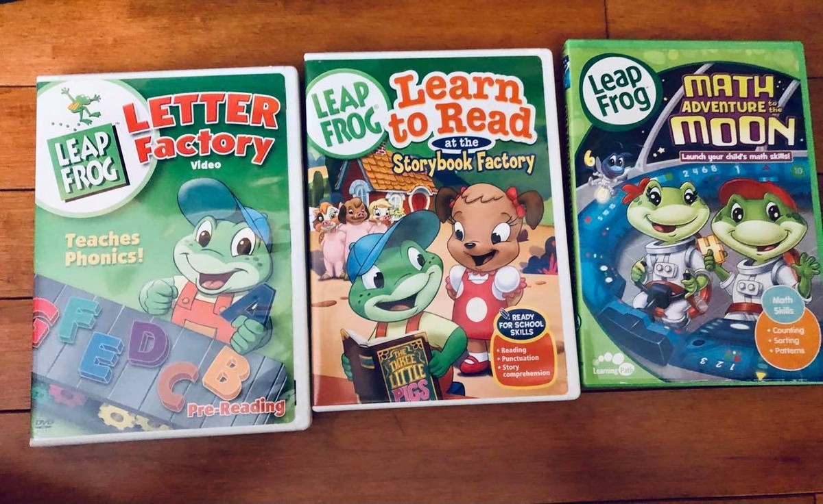 leapfrog dvd 6枚 LeapFrog: Math Adventure to the Moon, Learn to Read & Letter