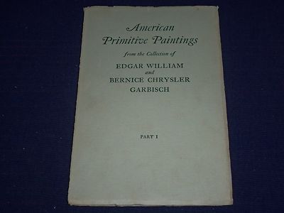 1954 AMERICAN PRIMITIVE PAINTINGS FROM EDGAR WILLIAM'S COLLECTION PART 1 - J 625