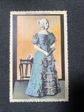 Sarah Childress Polk Dress Linen Postcard 1954 2 Cent Stamp Shamokin To Akron
