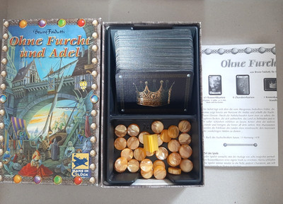 Fast wie neu: Ohne Furcht und Adel Hans im Glück Spiel 2000 Gesellschaftsspiel