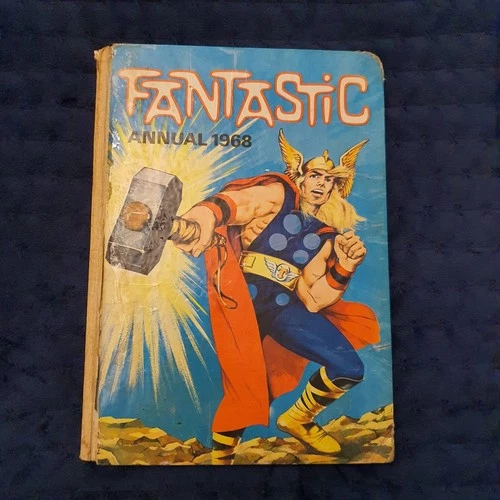 Fantastic Annual 1968 Vintage Marvel Comic Book Thor Magneto Silver Age
