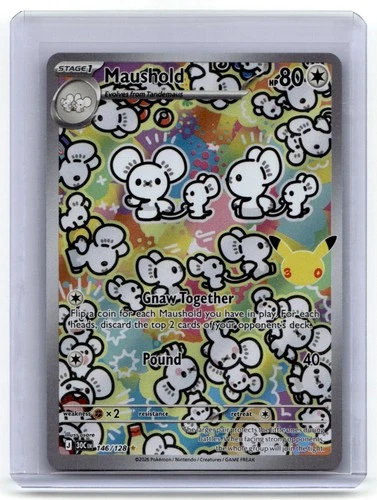 Maushold * Near Mint or Better * 30th Celebration * #146/128 * Pokemon