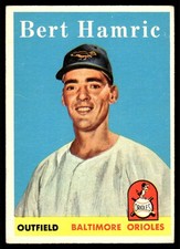1958 Topps #336 Bert Hamric | VG