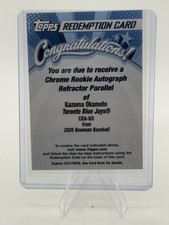 2026 Bowman Baseball Kazuma Okamoto Chrome Refractor Auto /499 🔥