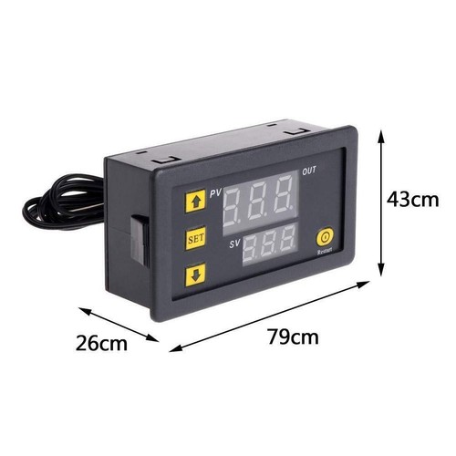 W3230 12V Temperaturregler Thermostatrelais Regler Heizung/Kühlung N1A2 C1E4 - Picture 11 of 19