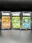 CGC 9 Charizard 003/034 Blastoise Venusaur Set CLC CLB CLV Pokemon TCG Classic