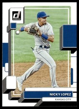 2022 Donruss Nicky Lopez Kansas City Royals #91