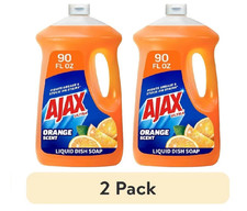 2 Pack Ajax Ultra Triple Action Dishwashing Liquid Dish Soap Orange 90 fl oz