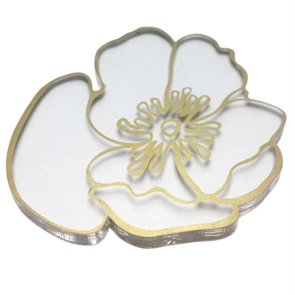 Juego de 4 posavasos acrílicos vintage Perrier Jouet Verre Belle Epoque Foto 2 de 4