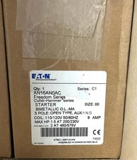 Eaton Cutler Hammer AN16AN0AC Size 00 Starter