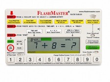 FlashMaster Math Tables Electronic Learning Tool Model MT1A - Tested  Working
