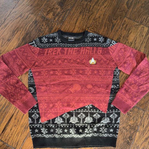 Medium Star Trek Ugly Christmas / Xmas sweater Numskull Trek The Halls