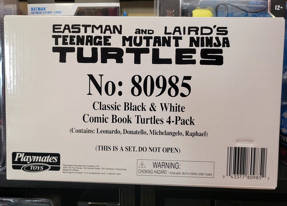 Teenage Mutant Ninja Turtles Classic Comic Book Series Black and