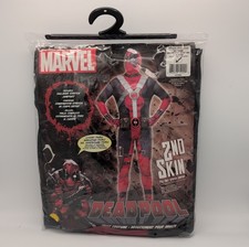 Deadpool Costume Adult Men's Cosplay Marvel 2nd Skin Jumpsuit STD Rubie's 810982