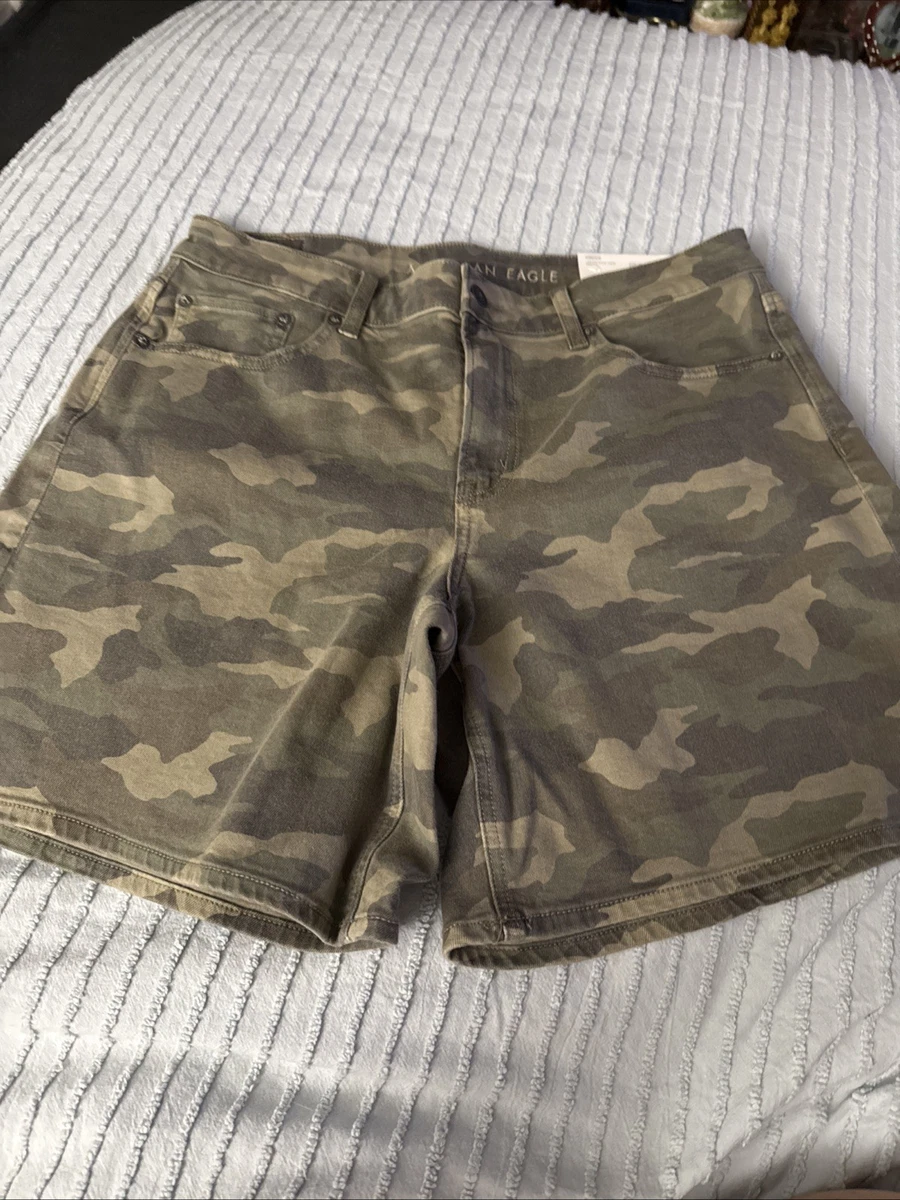 Short camouflage coton élasthanne - KAKI