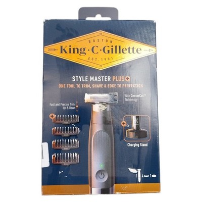 King C. Gillette Style Master Barttrimmer für Männer mit CenterCut Technologie,
