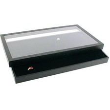 72 Slot Black Ring Display Insert  Travel Tray