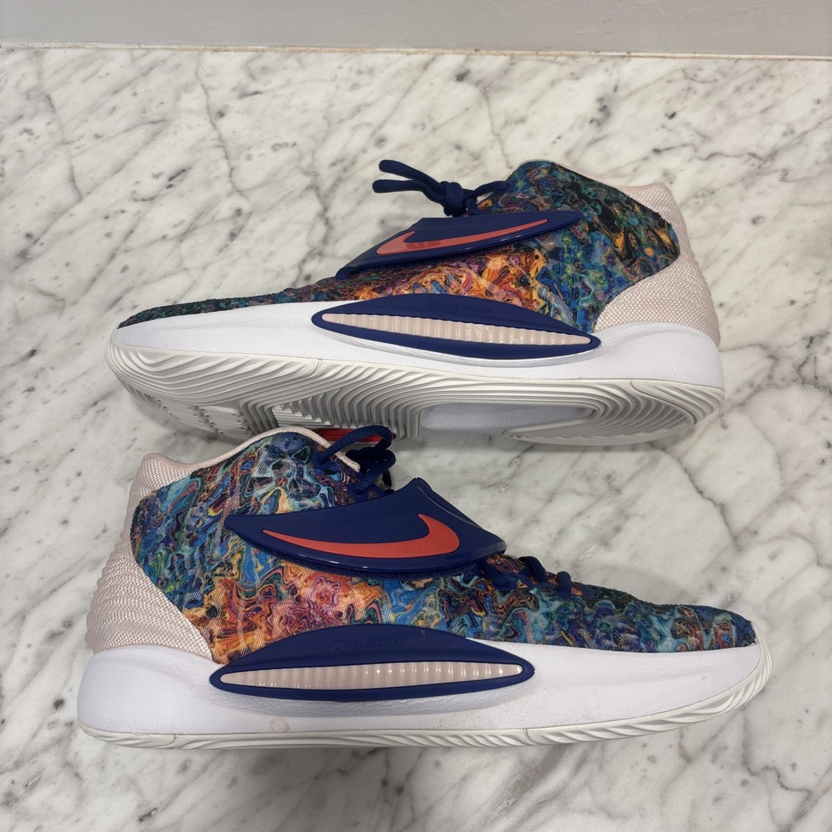 Size 11 - Nike KD 14 Psychedelic Blue Red Rare CW3935-400 Nby | eBay