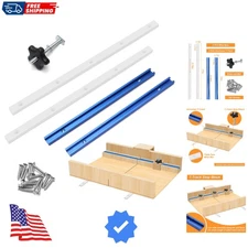 21PCS Table Saw Sled Kit, Crosscut Sled Kit for Table Saw with 2 Aluminum T-T...
