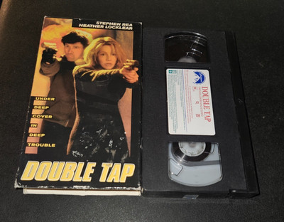 Double Tap (VHS, 1997) Heather Locklear Stephen Rea Action Thriller Rare HTF OOP