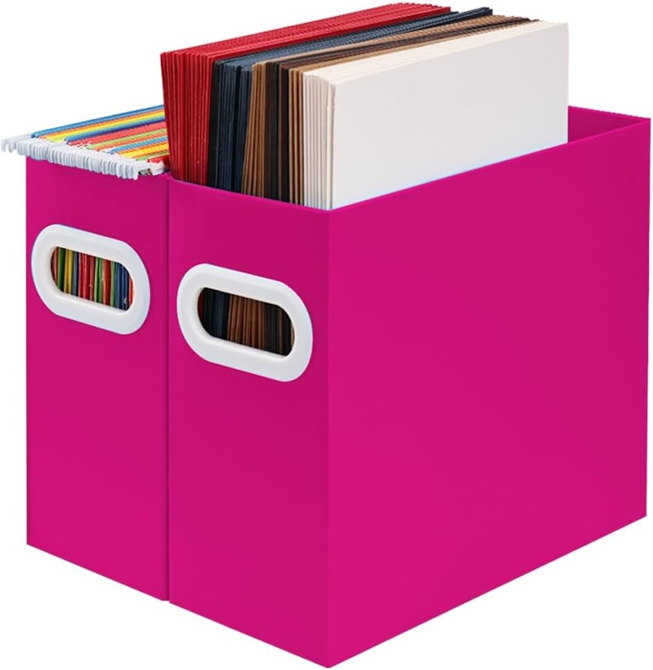 Hanging File Organizer,Cardboard File Folder Organizer,Desk Document Storage Box