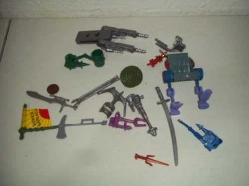 VINTAGE GI JOE MOTU SHE RA TMNT STAR WARS PART ACCESSORY WEAPON LOT