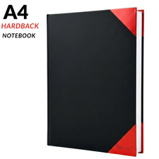 A4 Hardback Notebook Personal Page Student Planner Office School Notes 160 Pages