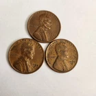 1955 P,D,S Lincoln Wheat  Cent Collectible Coins (FINE - VERY FINE)