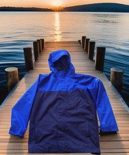 UNDER ARMOUR STORM INFRARED YOUTH LARGE Cold Gear Full Zip Jacket Blue/Navy