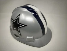 NFL Dallas Cowboys MSA Safety V-Gard Protective Hard Hat Adjustable Size Medium
