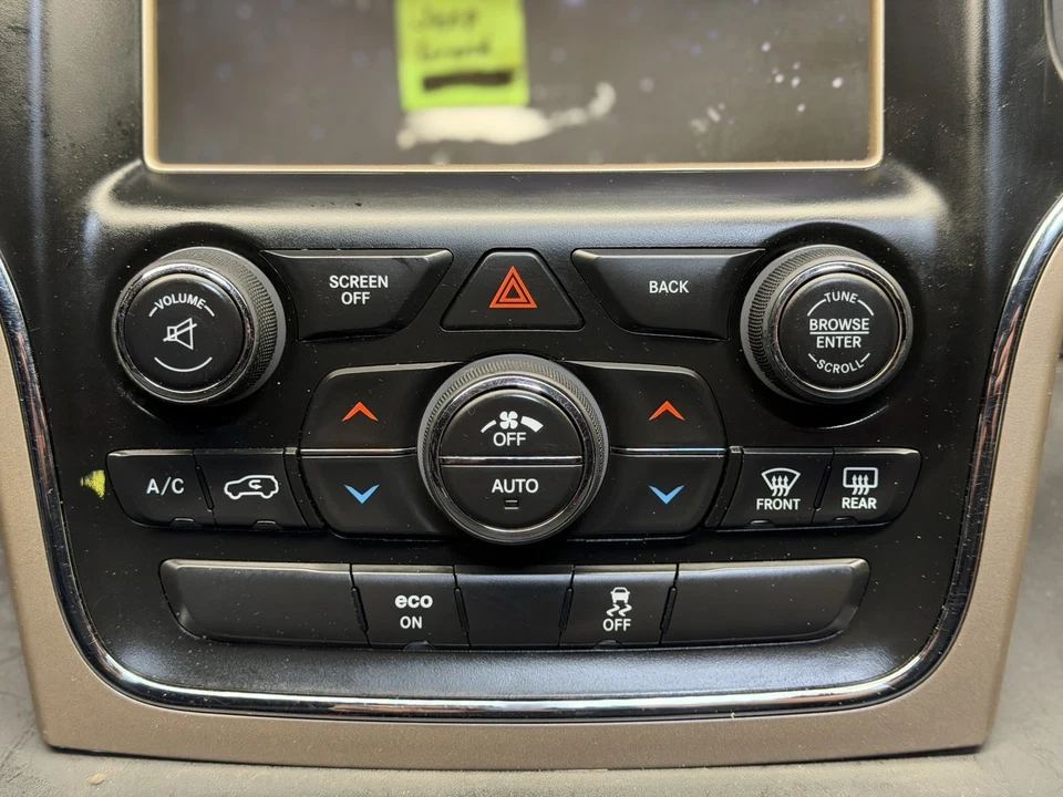 Jeep Grand Cherokee 2014 2015 calefacción aire acondicionado control climático tablero bisel conjunto OEM Foto 2 de 3